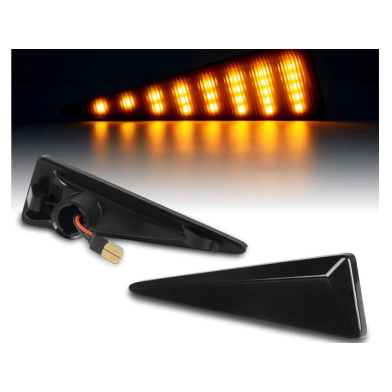 Kit Freccia Laterale a Led Side Marker Dinamica Lente Fume Renault Avantime Espace IV Megane II Scenic