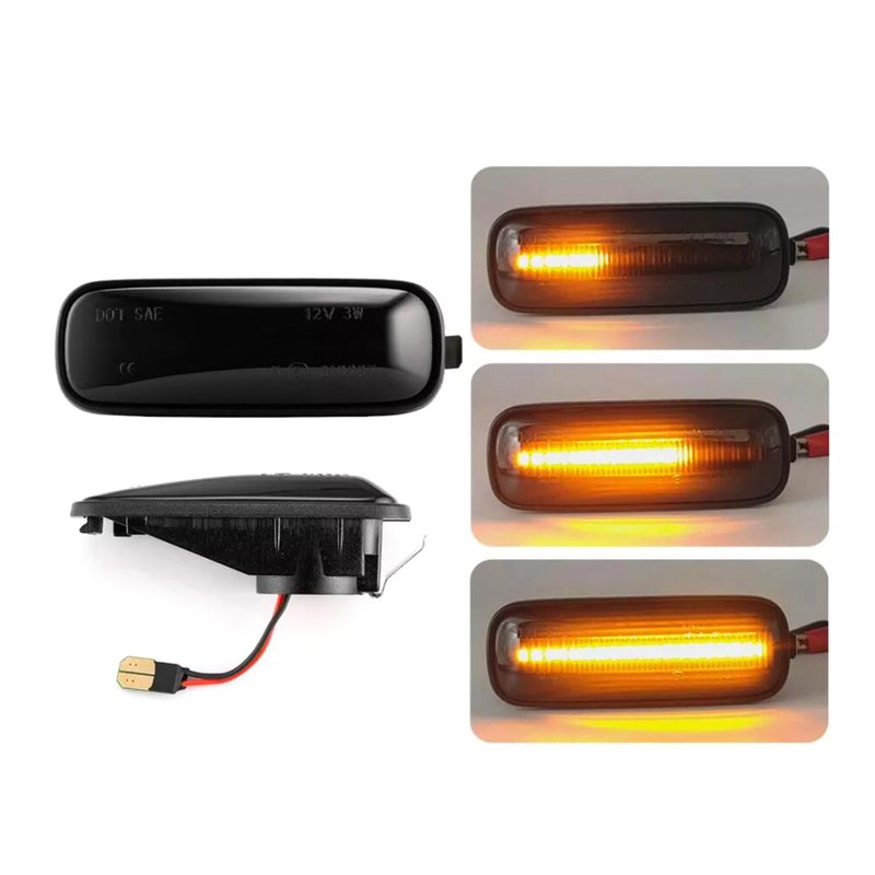 Kit Freccia Laterale a Led Side Marker Dinamica Lente Fume Honda Civic Ballade Hatchback Prelude 33801-S2H-G01