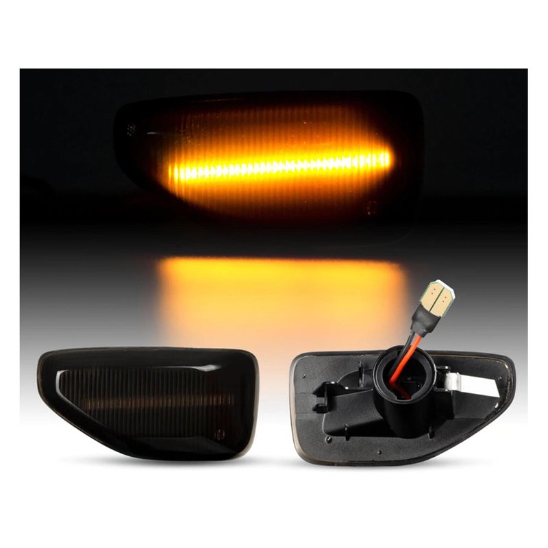 Kit Freccia Laterale a Led Side Marker Dinamica Lente Fume Dacia Logan Sandero II Duster 261651140R