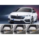 Kit Freccia Led Specchietto Retrovisore Dinamico Sequenziale Skoda Octavia 1Z3 1Z5 Superb 3T4 3T5