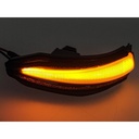 Kit Freccia Led Specchietto Retrovisore Dinamico Sequenziale Toyota RAV4 4-Runner Lente Fume Arancione