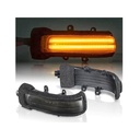 Kit Freccia Led Specchietto Retrovisore Dinamico Sequenziale Toyota RAV4 Highlander Tocama Lente Fume Arancione