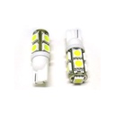 Lampada Led T10 W5W 9 Smd 5050 Bianco Luci Posizione 12V