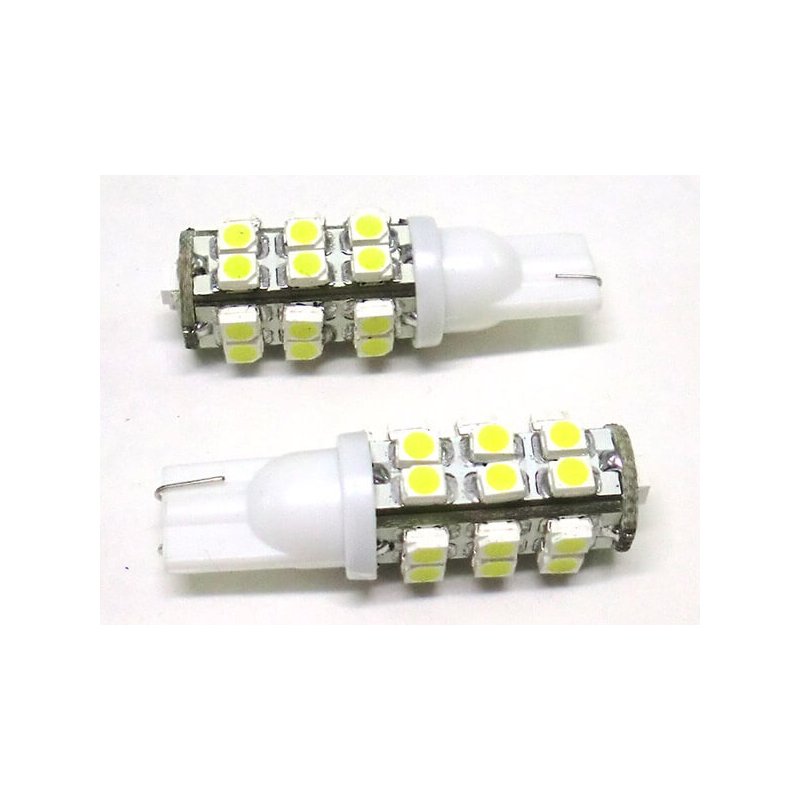 Lampada Led T10 W5W 25 Smd Bianco Luci Posizione 12V