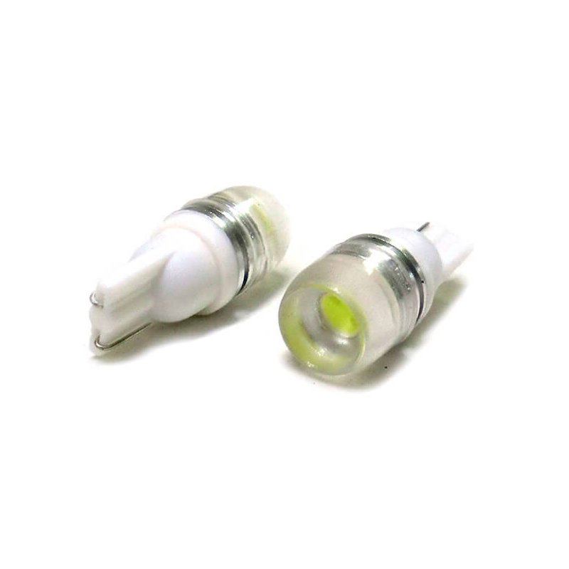 Lampada Led T10 W5W 1 Smd da 1W Bianco Luci Posizione 12V 360 Gradi