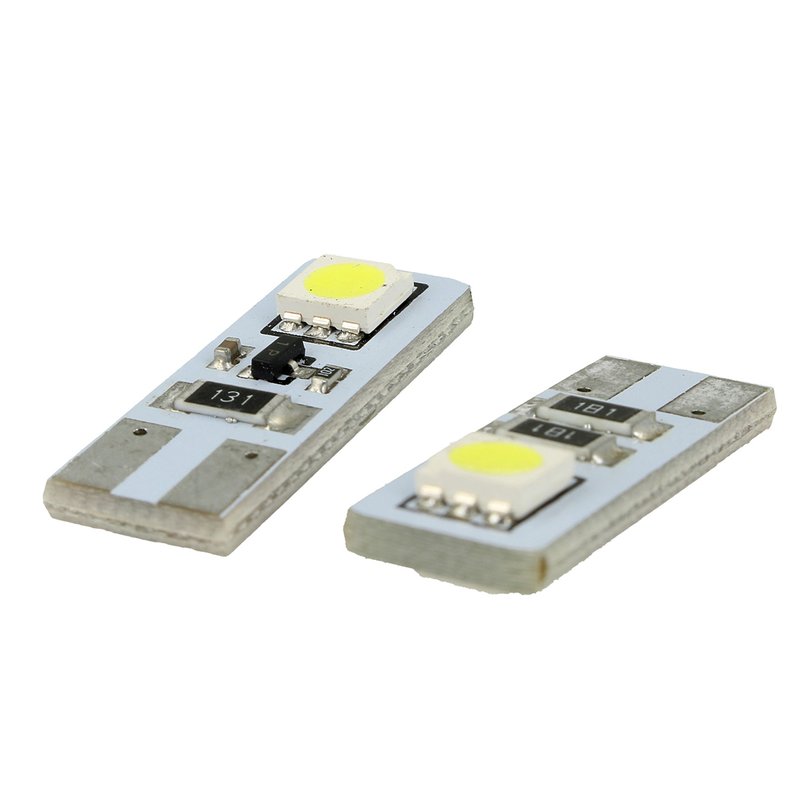 Lampada Led Canbus T10 W5W 2 Smd Bianco No Polarita No Errore Check Luci 12V