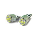 Lampadina Led Canbus T10 W5W 6 SMD 3104 Frontale No Errore Computer Di Bordo