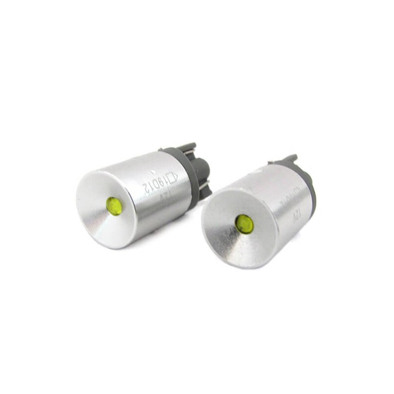 Lampada Led T10 W5W Canbus Pro 12V 3W Chip Cree XBD No Errore Luci Posizione 90 Gradi Bianco