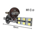 Lampada Led H1 12 SMD 5050 Luci Fendinebbia Bianco Freddo 6000K 12V 2W