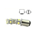 2 Lampade Led Barca Nautica BA15D B15D Bianco Freddo 12V 24V 2W No Polarita Piedi Dritti 8 Smd 5050 Baionetta G18