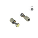 Lampadina Led Canbus T4W BA9S Piedi Dritti 15 Smd 4014 Bianco No Errore Check Luci 12V Senza Polarita