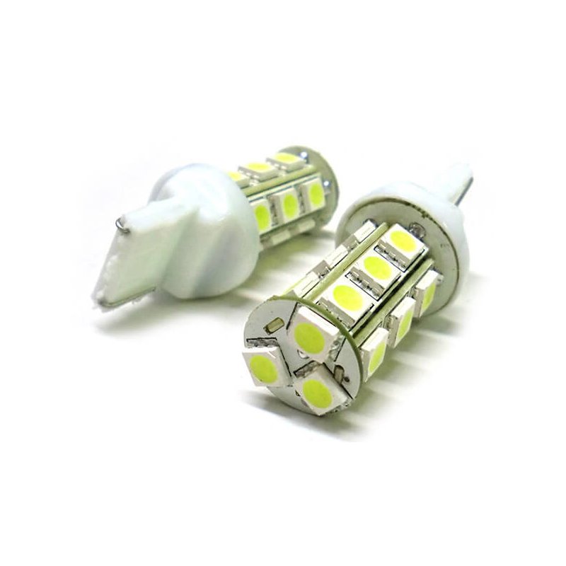 Lampada Led T20 W21W 7440 18 Smd Bianco Luci Frecce Retromarcia 12V