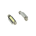 24V Lampada Led Siluro Canbus T11 C5W 42mm 4 SMD 5050 Bianco Con Dissipatore Alluminio Per Camion Bus Barca