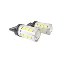 Lampada Led T20 W21W 7440 21 Smd 5730 Super Bianco Luminoso Luci Retromarcia Frecce Auto 12V Senza Polarita