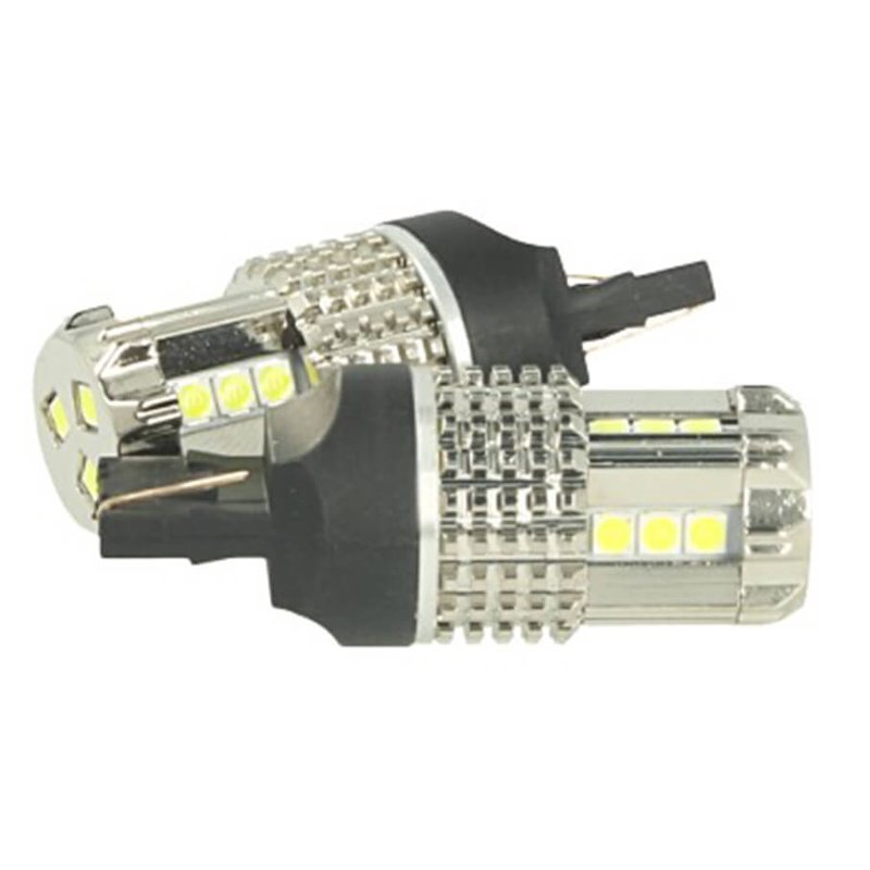 Lampada Led 7740 T20 W21W 12V 45W No Polarita Bianco Super Potente Lancia Ypsilon Iveco Daily VW Touran Audi Q3