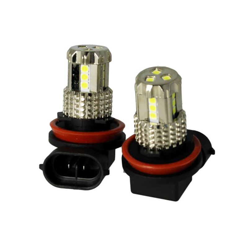 Lampada Led H8 H11 H9 12V 45W Bianco No Polarita Super Luminoso 1000 Lumens