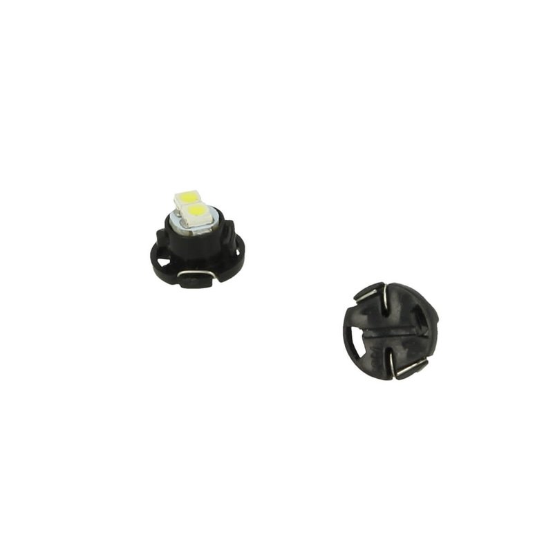 Lampadina Led T4.7 2 Smd 1210 Bianco Luce Cruscotto e Strumentazione 12V DC