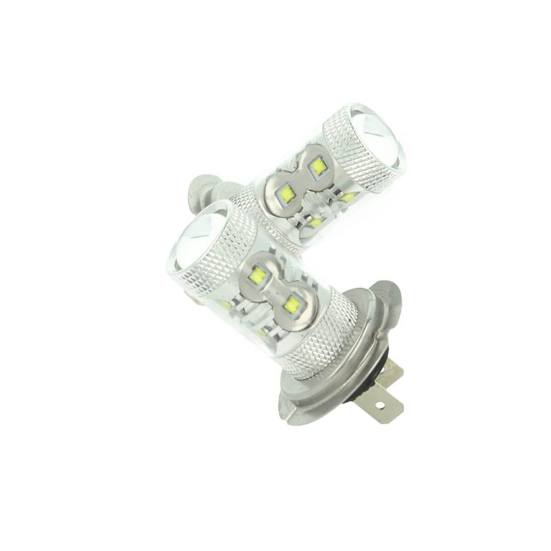 Lampada Led H7 PX26d 30W 12V Per Fendinebbia Super Potente e Bianco Xenon 6 Smd Cree Da 5W