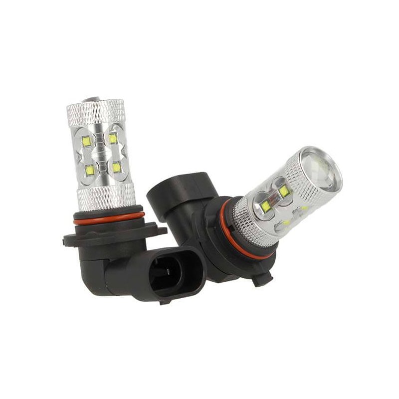 Lampada Led HB4 9006 P20d 50W 12V 24V Per Fendinebbia Super Potente e Bianco Xenon 10 Smd Cree Da 5W