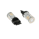 Lampada Led 3156 T25 P27W W2.5x16d Canbus 12V 25W Reale Arancione Per Frecce Auto Americano No Errore