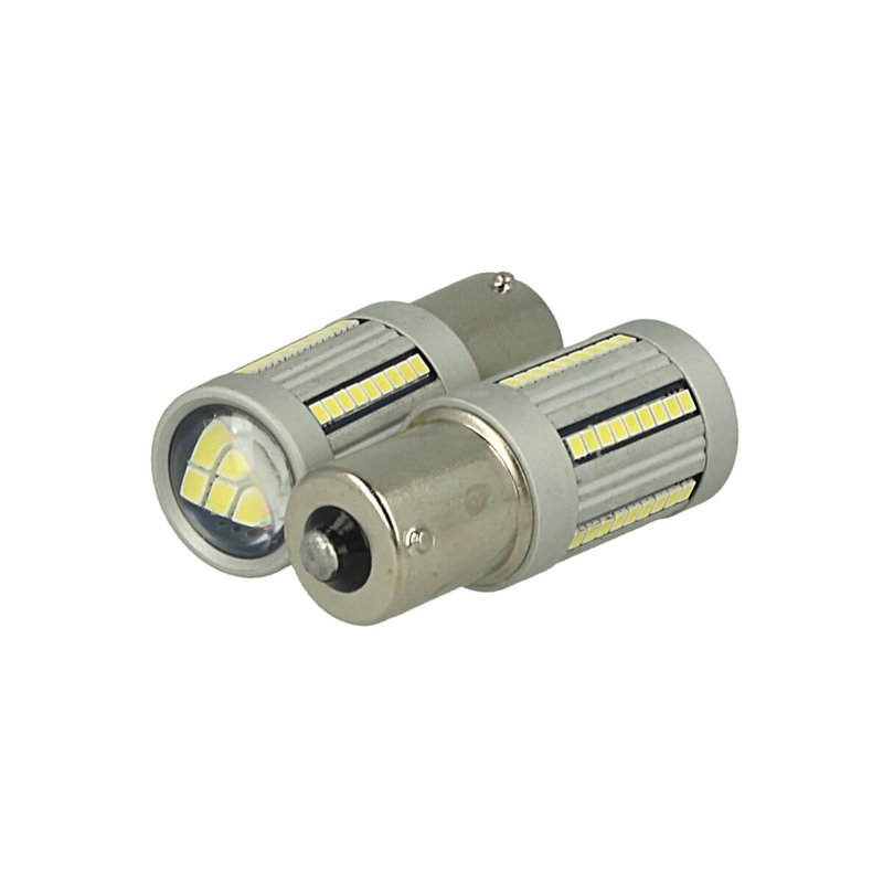 Lampada Led BA15S 1156 Canbus 12V 25W Reale Per Luci Diurne Audi Q7 A3 A6 Fiat 500X Renault Megane 3