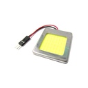 Pannello Lampada Led COB 48 Chip 12V 9,6W 42X37mm Siluro T11 Regolabile T10 W5W BA9S T4W