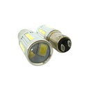 Lampada Led BAY15D 1157 P21/5W 12V 24V 21 Smd 5730 Super Bianco Luminoso Luci Posizione e Stop Auto Camion