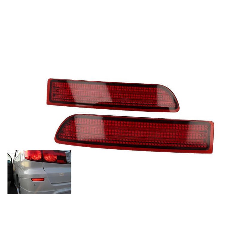 Kit 2 Fanali Posteriori A Led Rosso Per Toyota Alphard T270 Avensis Previa Estima RAV4 Sostituzione Riflettore Catarifrangente