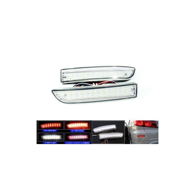 Kit 2 Fanali Posteriori A Led Trasparente Per Toyota Alphard T270 Avensis Previa Estima RAV4