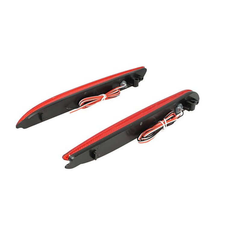 Kit 2 Fanali Posteriori A Led Rosso Per Mazda 3 Sostituzione Riflettore Catarifrangente Originale Rear Bumper Tail Brake Reflector Light