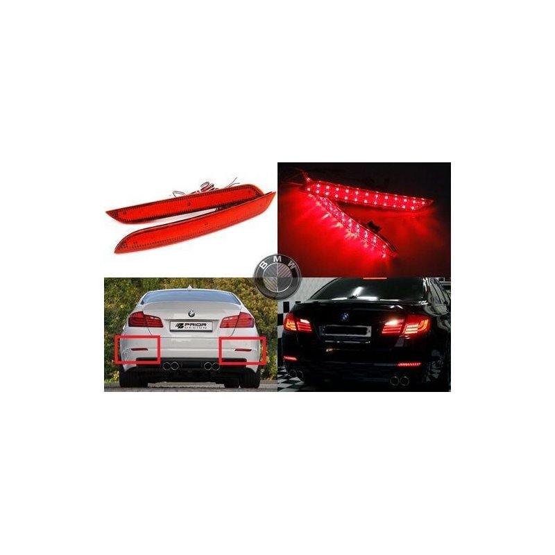 Kit 2 Fanali Posteriori A Led Rosso Per BMW Serie 5 F10 F11 F18 520d 520i 523i 525d 528i 530d 530i 535d 535i 550i