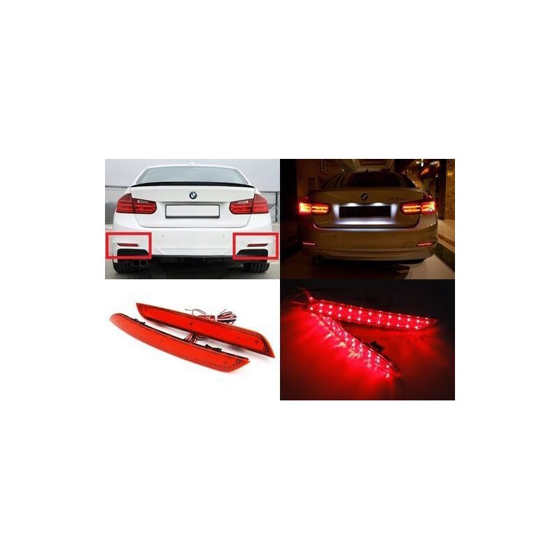 Kit 2 Fanali Posteriori A Led Rosso Per BMW Serie 3 4 F30 F31 F32 F33 F34 F35 F36 316d 316i 318d 320d 320i 320Li