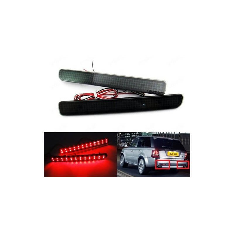 Kit 2 Fanali Posteriori A Led Nero Fume Per Land Rover Discovery 3 4 Range Rover Sport L320