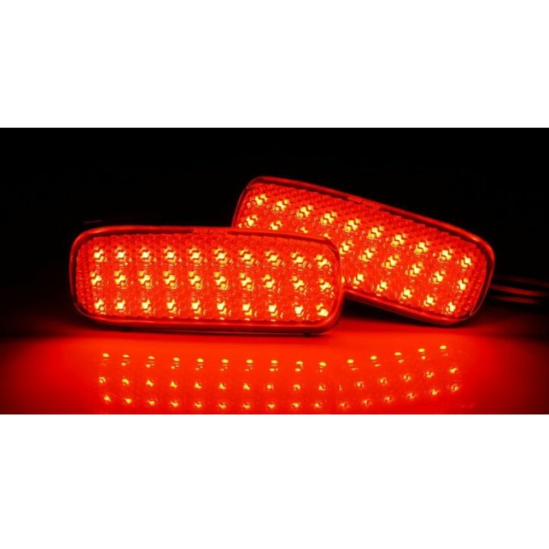 Kit 2 Fanali Posteriori A Led Rosso Per Peugeot 107 206 607 Expert Fiat Scudo Citroen Sostituzione Riflettore Catarifrangente Originale