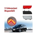 Kit 2 Fanali Posteriori A Led Nero Fume Per Mercedes Benz Sprinter Viano Sostituzione Riflettore Catarifrangente Originale