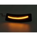 Kit Freccia Laterale a Led Side Marker Lente Nero Fume Luce Arancione Per BMW Serie 3 F30 OEM 63147847205 63147847206