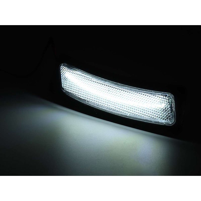 Kit Freccia Laterale a Led Side Marker Lente Trasparente Luce Bianco Per BMW Serie 3 F30 OEM 63147847205 63147847206