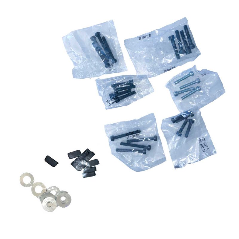 Kit di Fissaggio per Barre Portatutto da Tetto Delta/Omega per Auto Modello 000106000000 FIX204FP Made in Italy