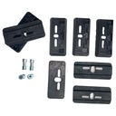 Kit di Fissaggio per Barre Portatutto da Tetto Delta/Omega per Auto  Modello 000106700000 FIX209FP Made in Italy