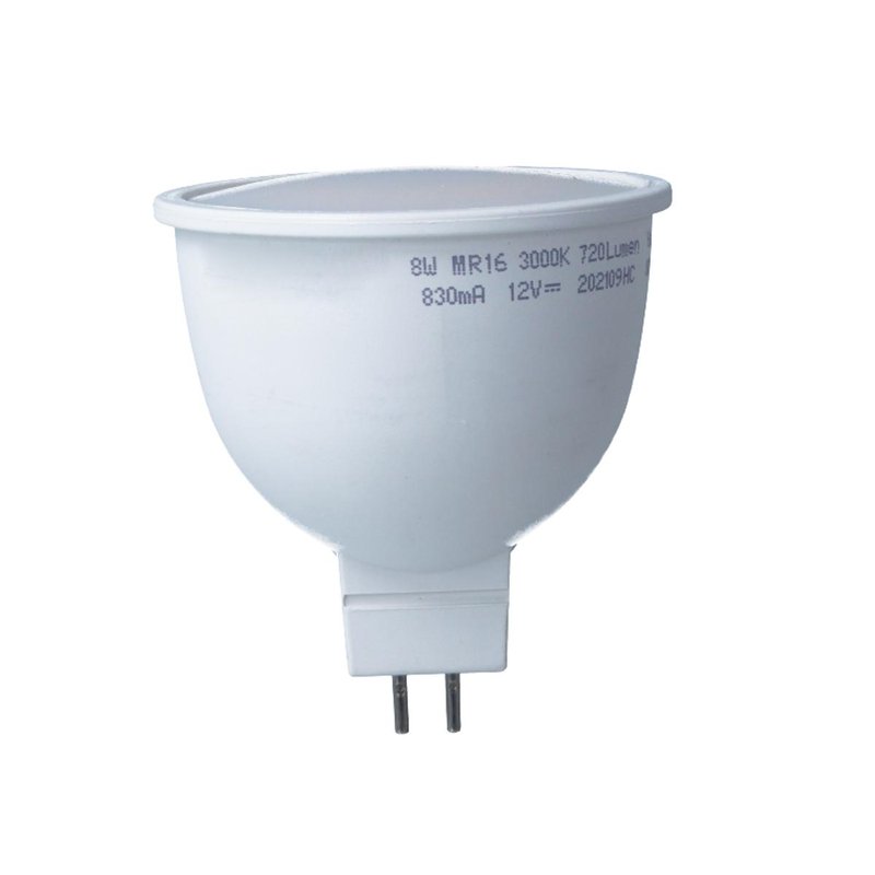 Lampada Led MR16 8W 12V 780LM Bianco Caldo 3000K