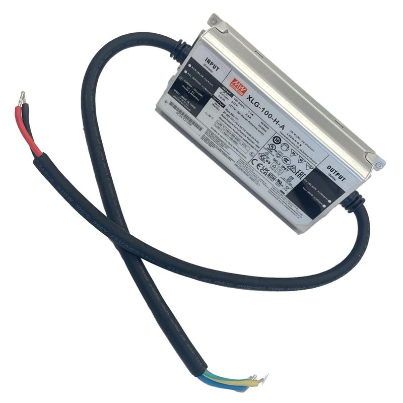 MeanWell XLG-100-H-A Led Driver Corrente Costante 2100mA 27-56V 100W IP67 Input 220V e 110V