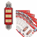 8 Pezzi Lampada Led Siluro 41mm Canbus T11 SV8.5 C5W C10W 12 SMD 4014 12V 1.8W 180lm Bianco Freddo 6500K