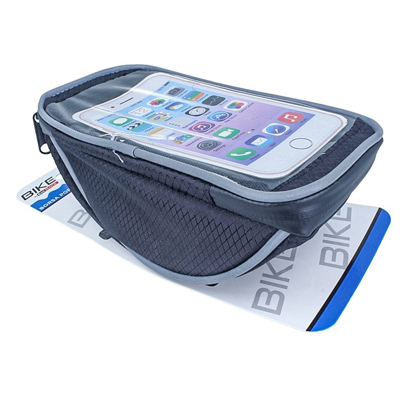 Borsa Porta Celluare Da Telaio Moto Bici Impermeabile Portaoggetti Universale Fino a 6,8 Pollici