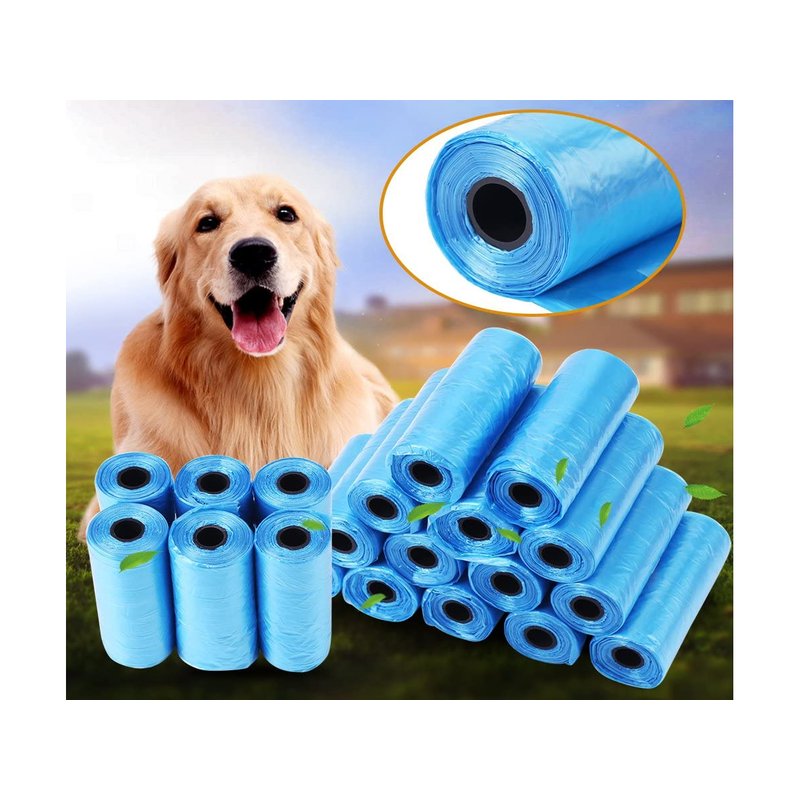 120 Sacchetti Igienici per Cane Compostabil Flessibile Resistente Inodore 30X23cm