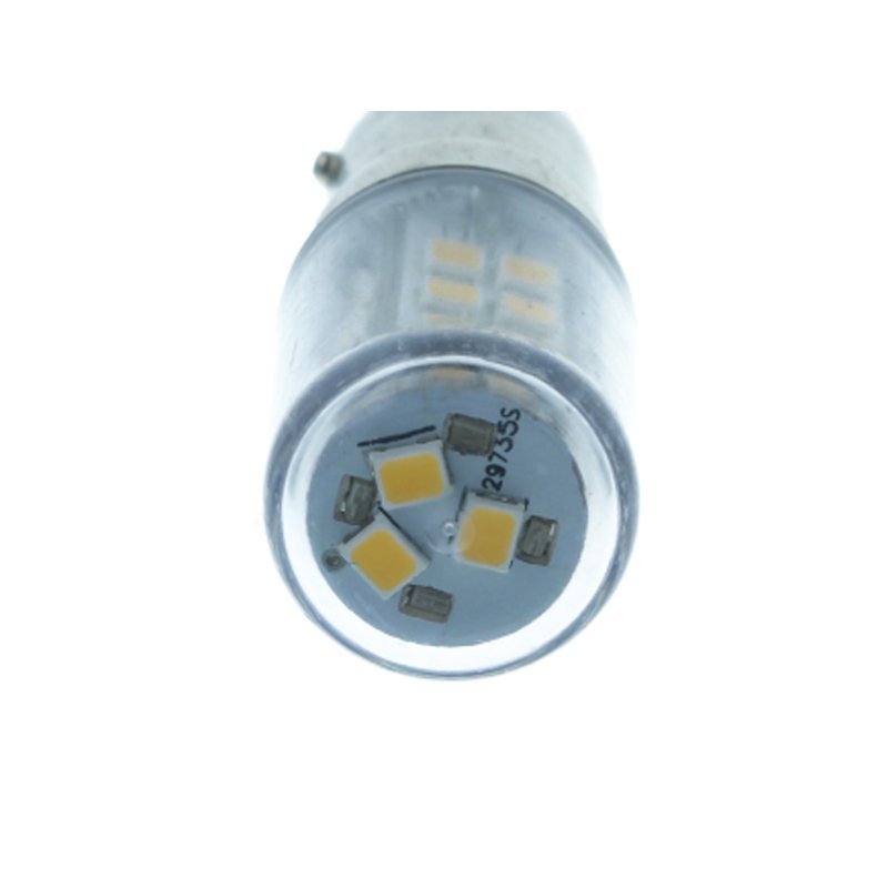 2 Pezzi Lampada Led Barca BA15D Bianco Caldo 12V 24V 4W