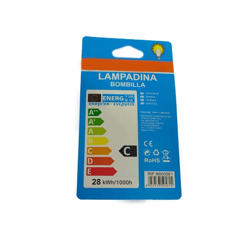 2 PZ Lampade Alogena Dimmerabile G9 28W 370 Lumen Bianco Caldo 2800K