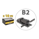 Kit 10 Attacchi B2 Per Spazzole Tergicristallo Carall S985 Flat e T191 Ibrida