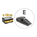 Kit 10 Attacchi E Per Spazzole Tergicristallo Carall S985 Flat e T191 Ibrida