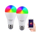 V-TAC Smart Lampada Led Bulb E27 A65 15W WiFi RGB CCT Dimmerabile APP Compatible Amazon Alexa Google Home SKU-2753