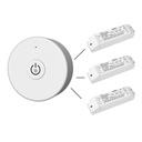 Telecomando Mini Dimmer Portatile O Fisso RF 2.4GHz Rotondo Mono Canale Magnetico Compatibile Con Alimentatore Skydance